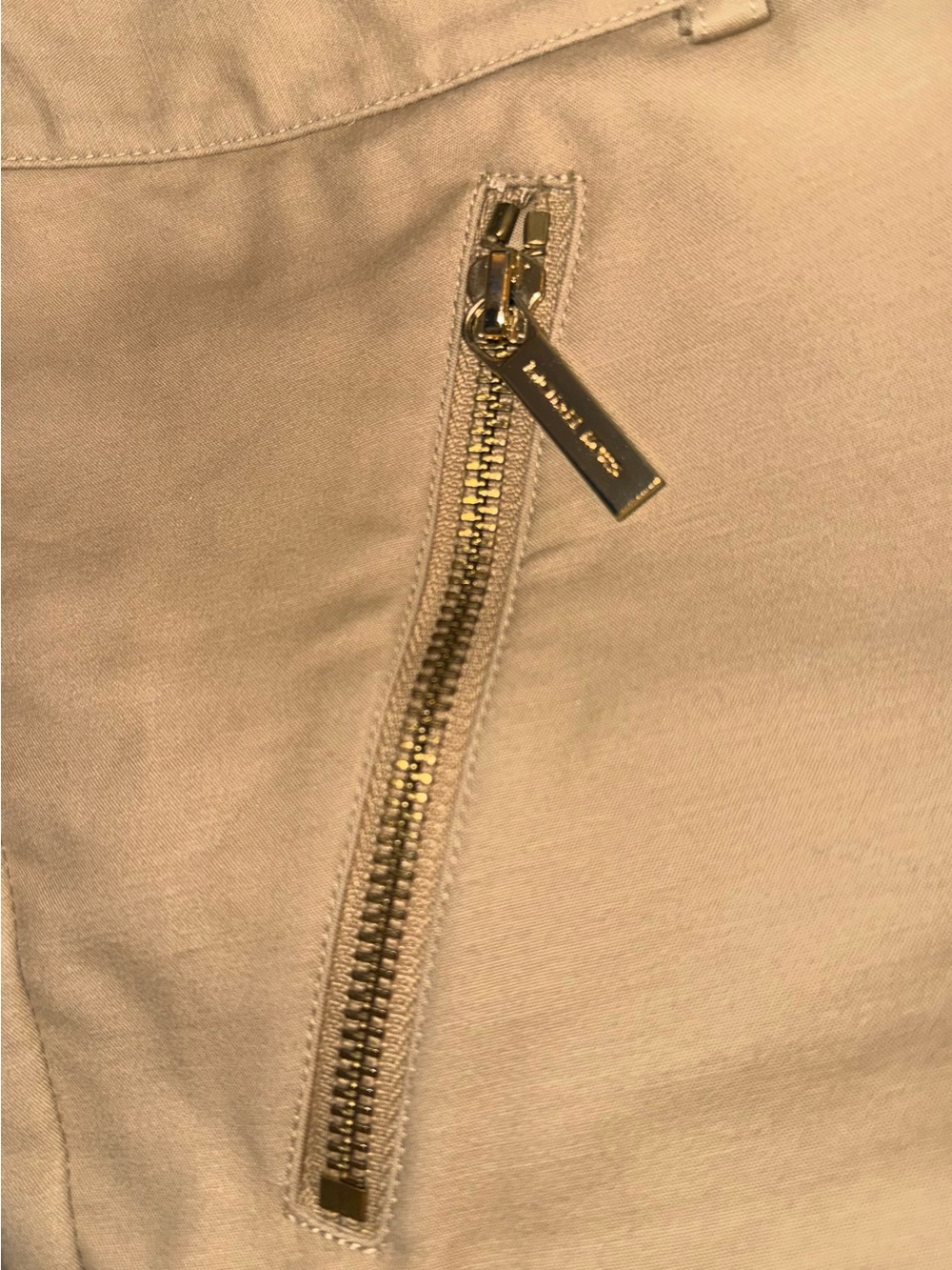 Michael Kors Beige Tan Slim Leg Trousers Women’s Size 6 Stretch Pants Workwear - Picture 6 of 8
